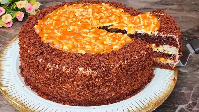 Очень вкусный торт к чаю