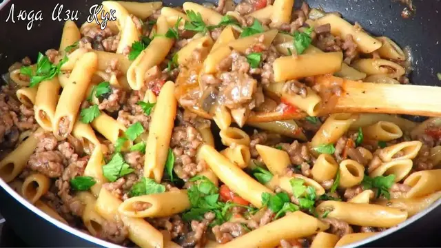 Макароны с фаршем