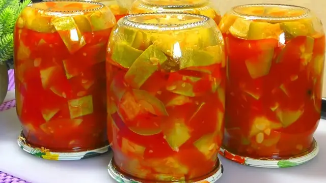 Лечо из кабачков на зиму