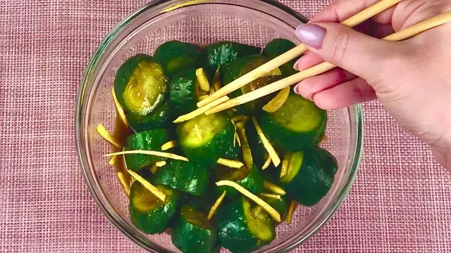 Маринованные огурцы по-японски
