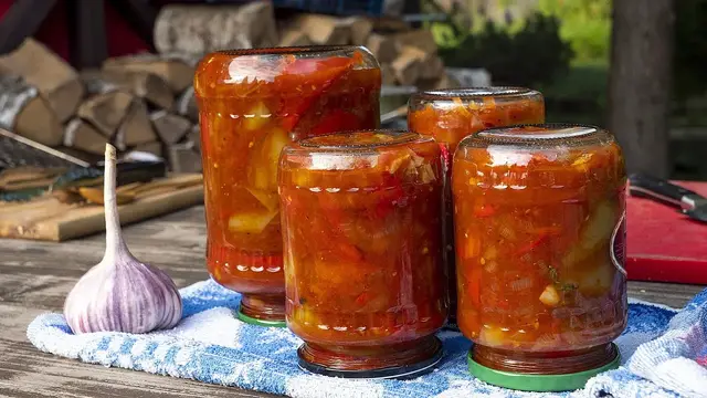 Лечо из помидоров и перца на зиму