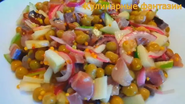 Салат с селедочкой