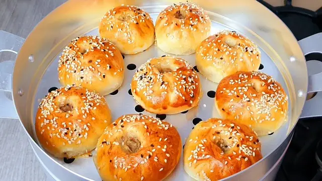 Вкусные беляши на пару