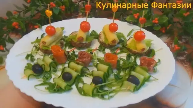 3 замечательных закуски на праздничный стол