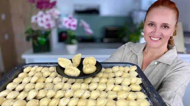 Домашние пельмени с творогом