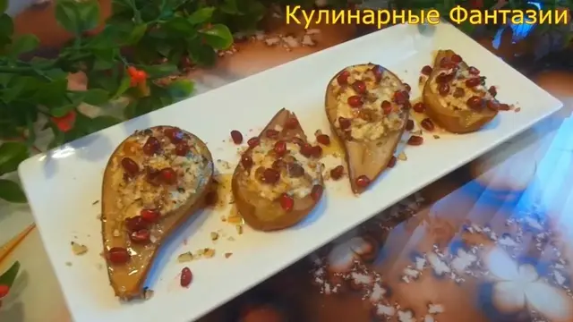 Вкусный полезный десерт с грушами