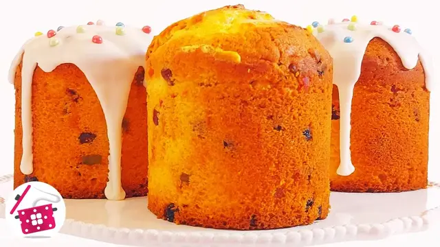 Творожные куличи на Пасху