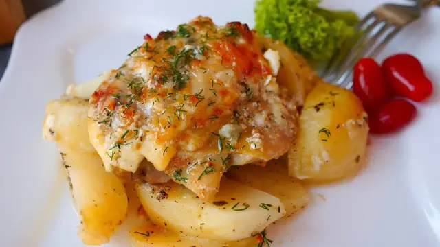 Вкусная и сочная курица в кефире