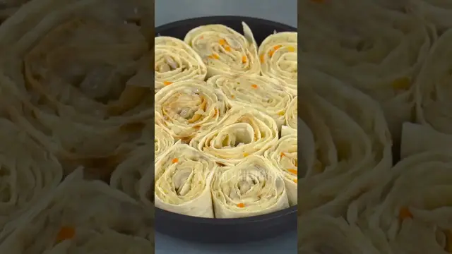 Рулетики с квашеной капустой и грибами
