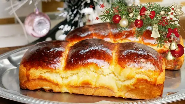 Воздушные булочки на Рождество