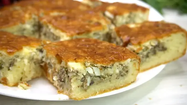 Заливной пирог «Рыбный манник»