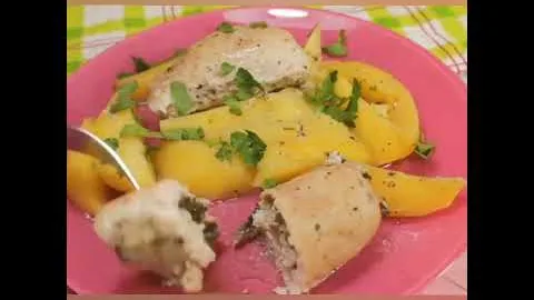 Свиные отбивные с картошкой