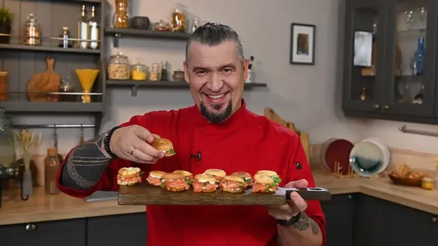Праздничная закуска из лосося