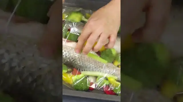Рыба с овощами запечённая в духовке 