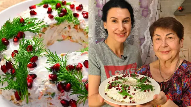 Салат с сайрой