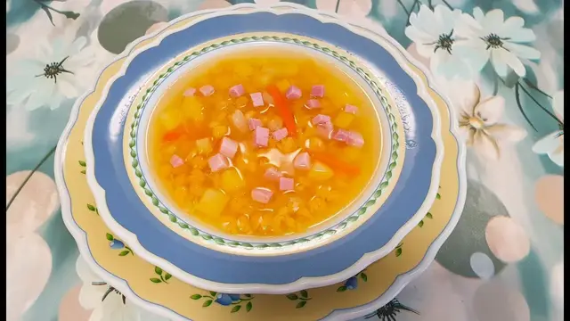 Гороховый суп для прохладных дней