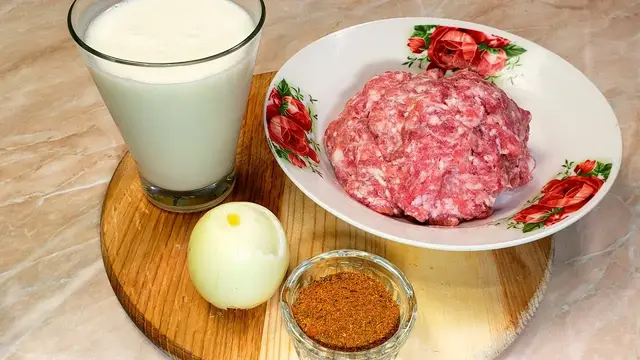 Вкусная запеканка из фарша и кефира на ужин