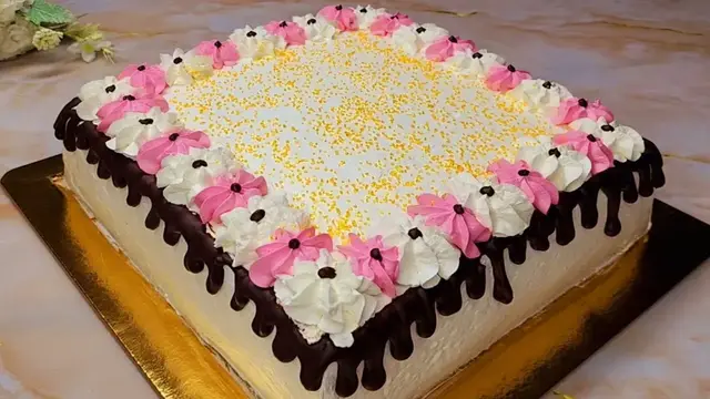 Очень вкусный бисквитный торт