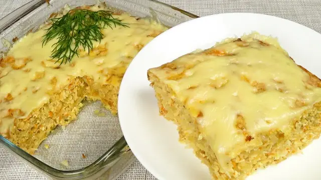 Запеканка с капустой и творогом