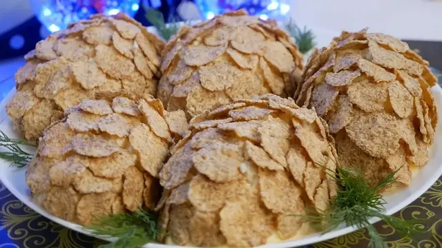 Салат Сосновые шишки на праздничный стол 