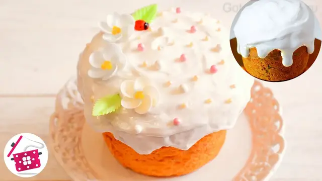Самая простая глазурь для куличей