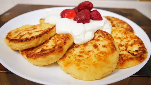 Вкусные сырники на сковороде