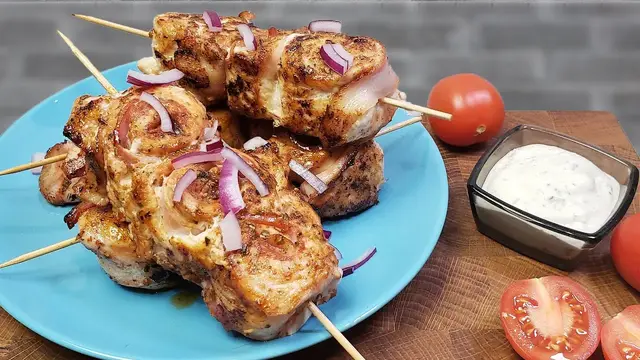 Вкусный куриный шашлык