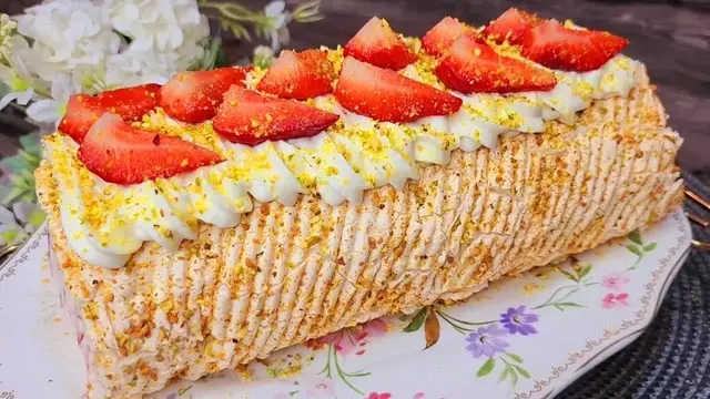 Меренговый рулет
