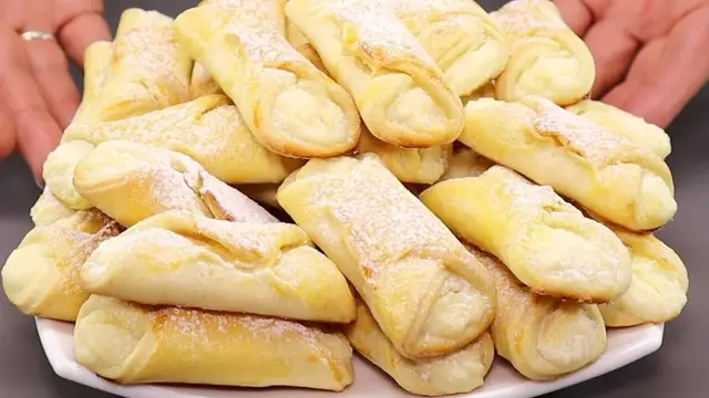 Рулетики с творогом