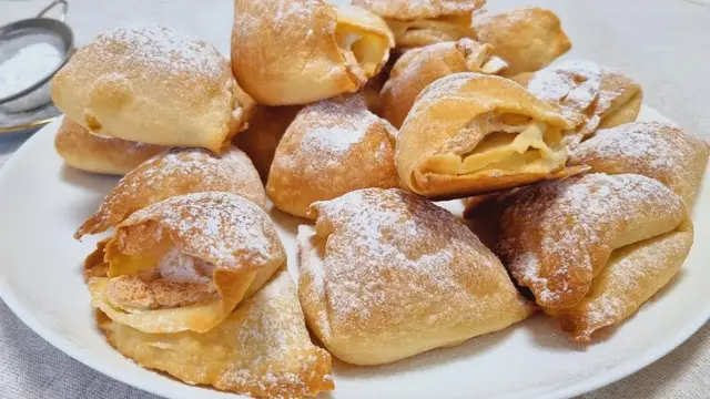 Печенья ракушки с безе и орехами