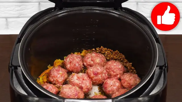 Гречка с мясом за минуты в мультиварке