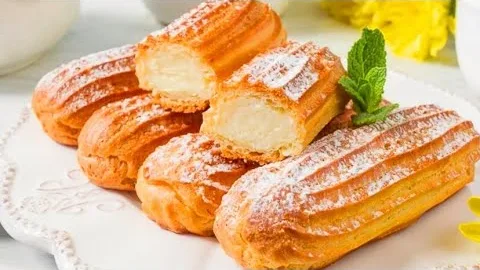 Эклеры на растительном масле 