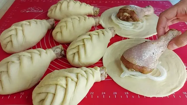 Куриные ножки в тесте
