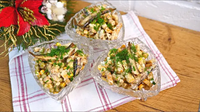Очень вкусный салат из простых продуктов