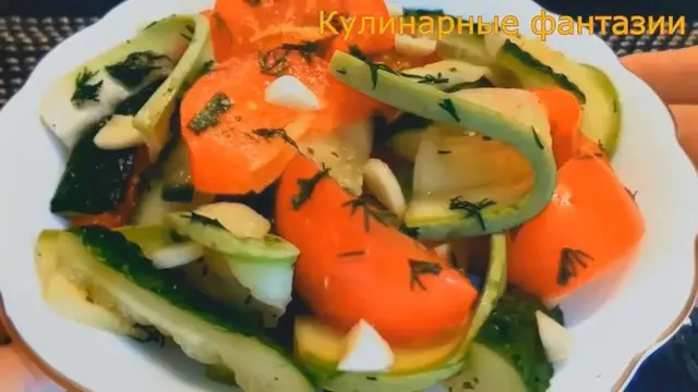 Классная овощная закуска