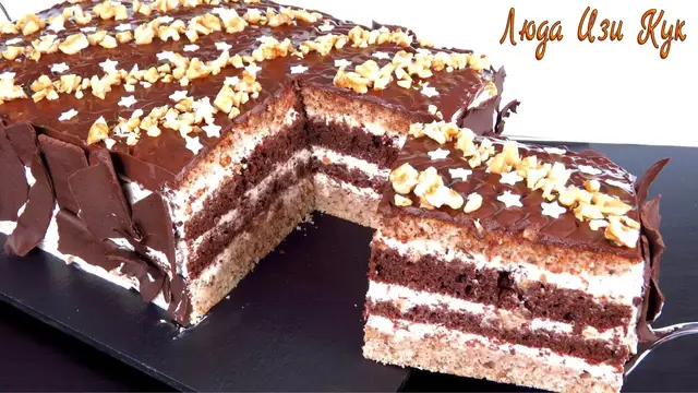 Вкусный шоколадный торт