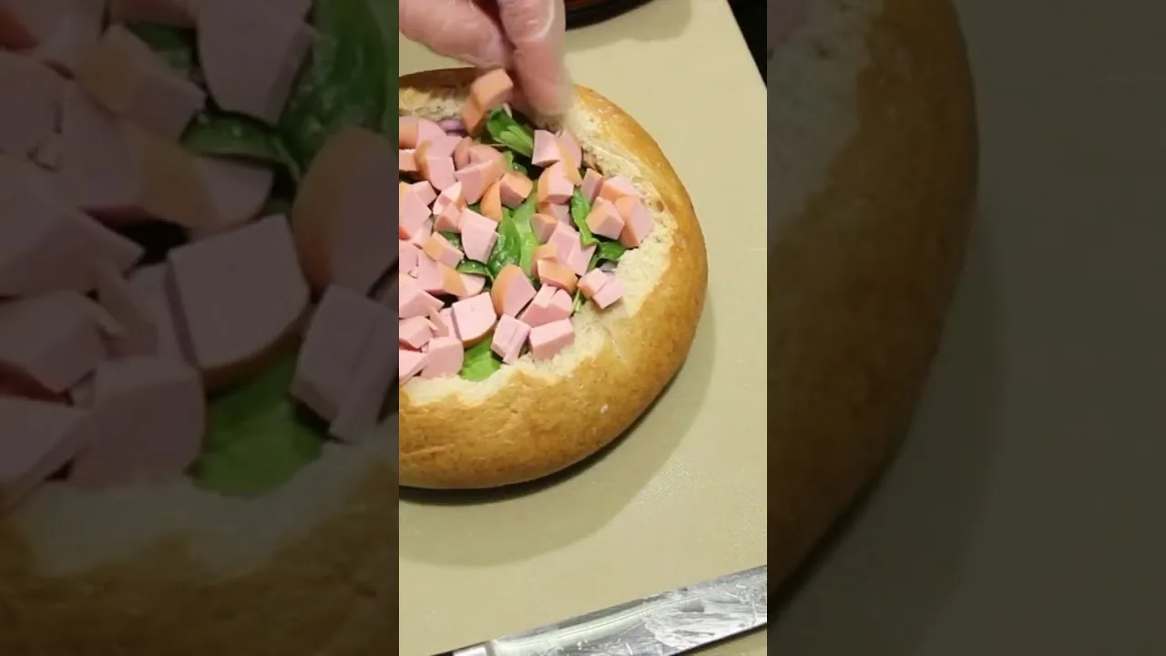 Пицца в хлебе