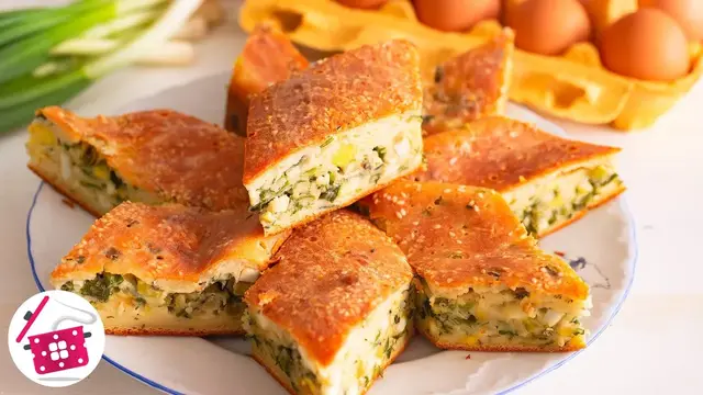 Вкусный заливной пирог