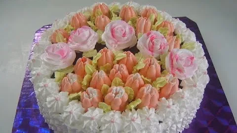Торт с черникой