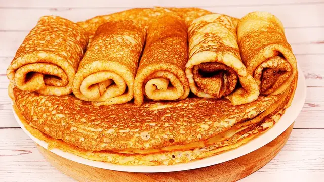 Обалденные луковые блинчики