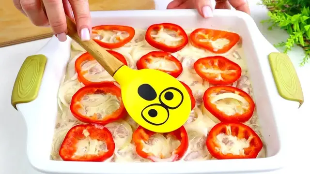 Нежная сочная запеканка из курочки