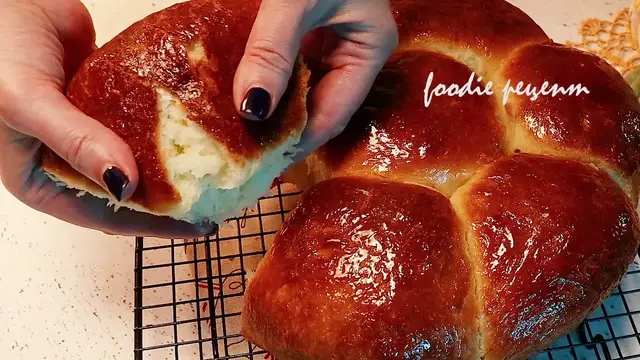 Пышные и ароматные булочки к чаю 
