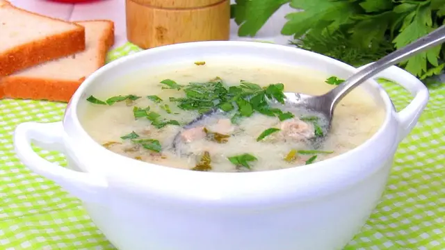 Грузинский суп из курицы