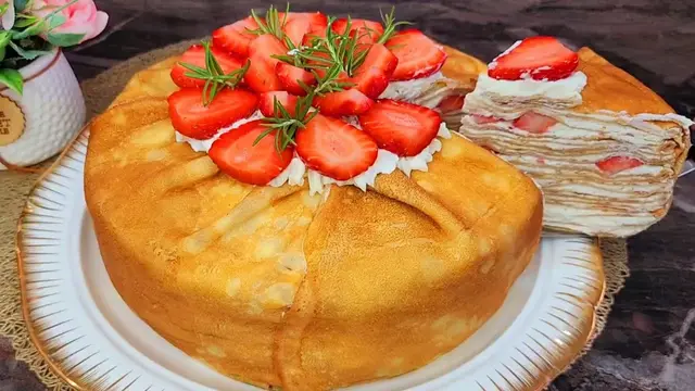 Королевский блинный торт