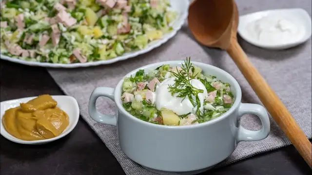 Самый холодный суп Окрошка