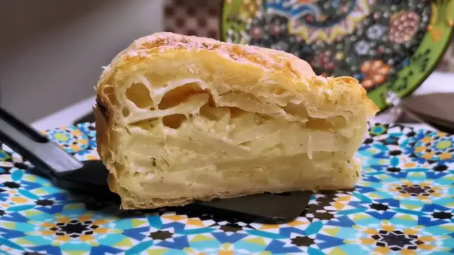 Сытный пирог с картошкой