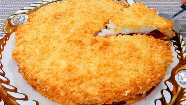 Очень вкусный пирог с ягодами