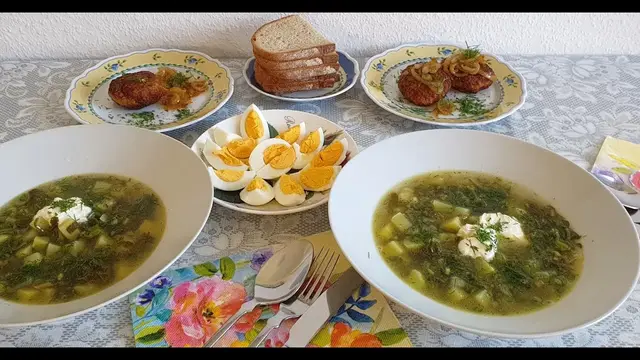 Витаминный весенний суп