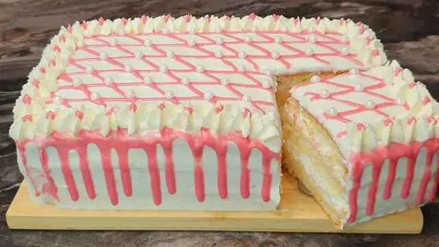 Вкусный бисквитный торт