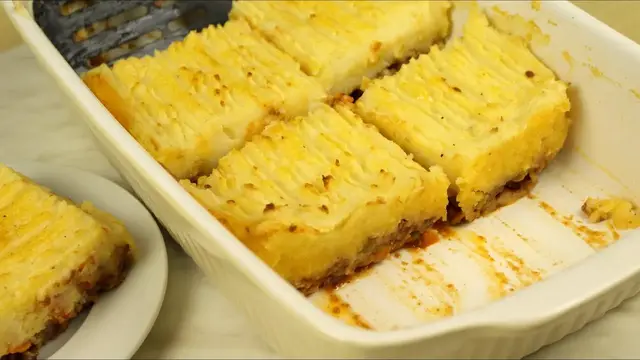 Картофельная запеканка с фаршем